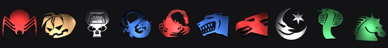 Diez de los emblemas de banda como eran