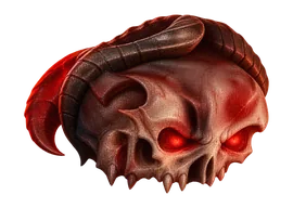 Cabeza de red devil oscuro