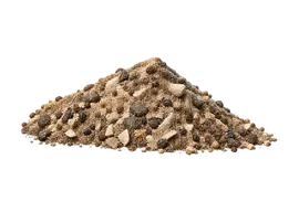 Puñado de polvo de huesos