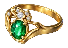 Anillo de esmeralda