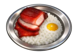 Plato de arroz a la cubana