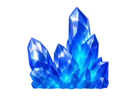Cristales azulados