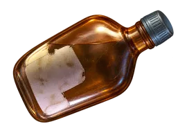 Botella de licor suave