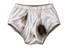 Calzoncillos raídos