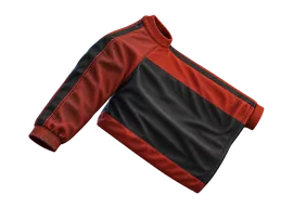 Camiseta de chandal roja