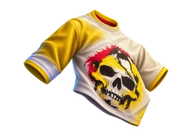Camiseta con una calavera