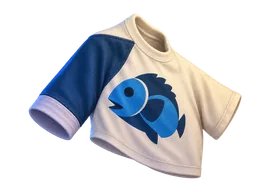 Camiseta con un pez