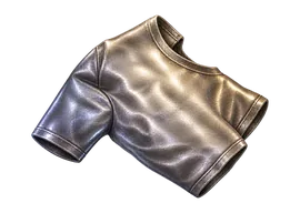 Camiseta plateada