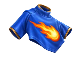 Camiseta con un fuego