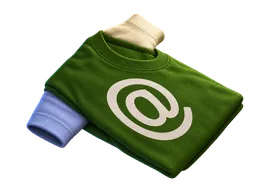 Camiseta con una arroba