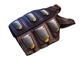 Chaleco de piel reforzado