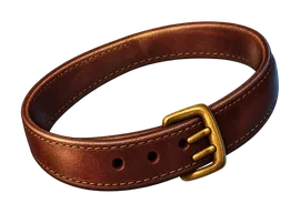 Cinturón de piel