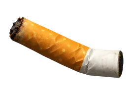 Colilla de tabaco rubio