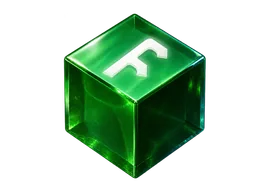 Cubo de letra f