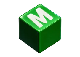 Cubo de letra m