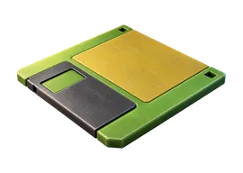 Diskette amarillo