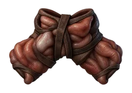 Brazaletes de tripas humanas