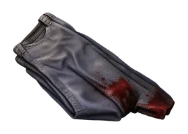 Pantalón ensangrentado