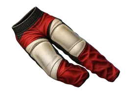 Pantalón de motorista rojo