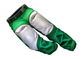Pantalón de motorista verde