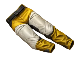 Pantalón de motorista amarillo