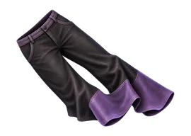 Pantalón acampanado morado