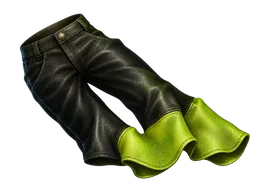 Pantalón acampanado verde
