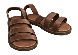 Sandalias de piel